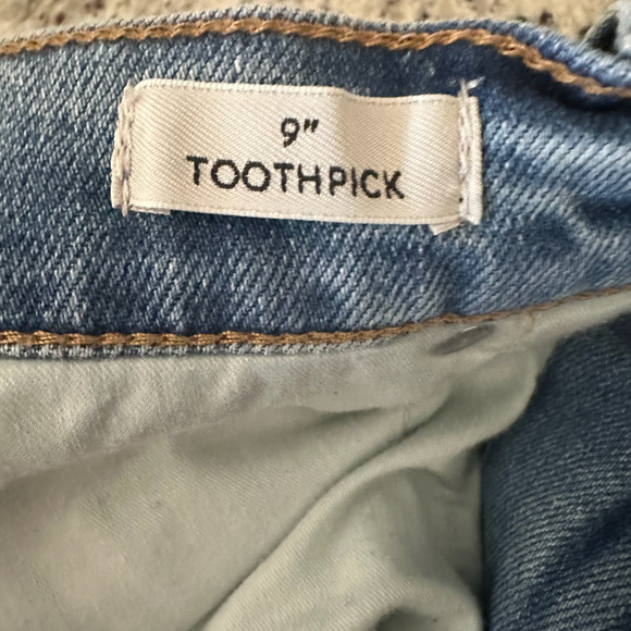 J.Crew Denim 9" Toothpick VIntage Slim Straight Jean Size 30 - Picture 5 of 7